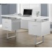 60 Modern Home Office Computer Desk with Filing Drawer & 3 Drawer Filing Cabinet