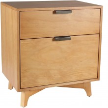 Brand – Stone & Beam Mid-Century 2-Drawer Cabinet 21.7"W Pine Finish