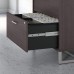 Bush Business Furniture Office by Kathy Ireland Method 2 Drawer Lateral File Cabinet with Hutch Storm Gray