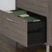 Bush Business Furniture Office by Kathy Ireland Method Lateral File Cabinet with Hutch Cocoa