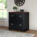Bush Furniture Fairview Lateral File Cabinet in Antique Black
