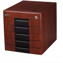 Home Office Wooden Desktop Storage File Cabinet,Drawer Locker with Lock File Sorting Device Storage File Box,Very Suitable for Filing and Organizing Paper Documents Mail