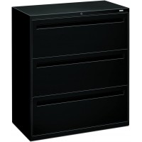 HON 783LP 700 Series 36 by 19-1 4-Inch 3-Drawer Lateral File Black