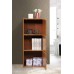 Manoch 3 Door Storage Cabinet Office Organizer Bookcase Pantry Cupboard Shelves Cherry Clothes Shoes Toys Books Office Supplies Bedroom Kids Room Dimensions: 35.6 in. H x 15.9 in. W x 11.75 in. D
