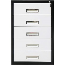 Metal Filing Cabinet,Home Office Storage Filing Cabinet Desktop File Organizer Lockable Drawer Cabinet Office Cabinet，for Mail A4 File