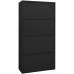 Metal Storage Cabinet with Lockable Doors Steel Office Cabinet with Adjustable Shelves for Office Garage and Home 35.4 x 15.7 x 70.9