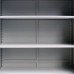 Office Cabinet Lockable | 2-Door Floor Cabinet Storage with 3 Adjustable Shelves | Freestanding Metal File Cabinet | Gray Steel 35.4 x 15.7 x 55.1 by EstaHome