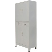 POCREATION Office Cabinet Plastic 2 Drawers Cabinet for Office