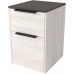 Signature Design by Ashley Dorrinson Modern Farmhouse Filing Cabinet with 2 Drawers Whitewash & Brown