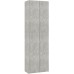 WELLIKEA Office Cabinet Concrete Gray 23.6x12.6x74.8 Chipboard