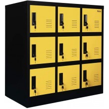 Yellow Color Heavy Duty Storage Cabinet Locking Using for Office or HomeW9D-YE