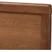Baxton Studio Raya Mid-Century Modern Walnut Brown Finished Wood Queen Size Headboard