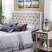 Christopher Knight Home Lidia Tufted Fabric Headboard Queen Full Beige