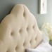 Modway Sovereign Tufted Button Linen Fabric Upholstered Queen Headboard in Beige