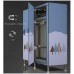 Closet Wardrobe Door Type Cloth Closet Large Capacity Wardrobe Assembled Household Bedroom Cabinet Storage Wardrobe Strong and Durable Armoire Size : 190x50x180cm