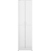 INLIFE Hallway Wardrobe with 5 compartments for Home,Hallway,Cloakroom 21.7x9.8x74.4 Chipboard High Gloss White