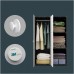 MXCHEN Wardrobe Combination Wardrobe Portable Wardrobe Portable Wardrobe Organizer Modular Storage Shelves Bookshelf Shoe Rack Armoire Closet for Bedroom Color : White Size : 75×47×147cm
