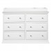 DaVinci Signature 6-Drawer Double Dresser in White