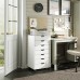 DEVAISE 7-Drawer Chest Wood Storage Dresser Cabinet with Wheels White