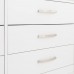 Signature Design by Ashley Flannia Contemporary 6 Drawer Dresser White