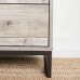 Signature Design by Ashley Neilsville Industrial 3 Drawer Chest of Drawers Whitewash