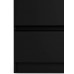 Tvilum 6 Drawer Double Dresser Black Matte