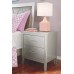 Signature Design by Ashley Olivet Glam 2 Drawer Nightstand with Faux Shagreen Drawer Fronts Silver