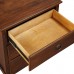 Source One Colebrook Brown 3-Drawer Nightstand,
