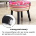 Backless Vanity Stool Vanity Bench Make Up Chair Velvet Padded Chair Simple and Stylish No Installation Required 57x34x45cm