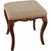 Design Toscano Lady Guinevere Makeup Chair Vanity Stool Bedroom Bench 20 Inch Hardwood Cherry Finish
