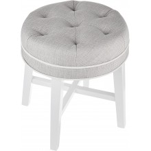 Hillsdale Furniture Sophia Vanity Stool Linen Gray