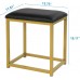 Makeup Chair Vanity Stool Bedroom Bench Vanity Bench with Padded Cushion Ottoman Bench Piano Bench Living Room Foot Rest Stool Entryway Makeup Bench End of Bed Bedroom Home Decor Chair for Sitting