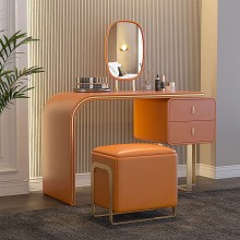 Makeup Vanity Vanity Benches Vanity Set with HD Makeup Mirror Dressing Table with 2 Drawers and 1 Makeup Stool
