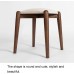 Solid Wood Vanity Stool Vanity Bench Modern and Simple Household Make Up Chair Wide Range of Use Easy to Install Beige Grey