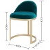 Vanity Benches Make-up Stool Backrest Make-up Stool Piano Stool Soft Seat Stool Dressing Table Stool Suitable for Bedroom and Powder Room Color : Green Size : 444761cm