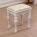 ZHIQ Vanity Stool Makeup Dressing Piano Stool Vanity Bench with Padded Seat Padded Chairs