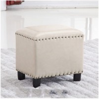 ZXGYFD Vanity Benches Leather Footstools Piano Stool Makeup Seat Dressing Stools Color : Gray