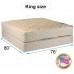 Chiro Premier Orthopedic Beige Color King Size 76x80x9 Mattress and Box Spring Set Fully Assembled Good for Your Back Long Lasting and 2 Sided by Dream Solutions USA