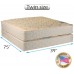 Chiro Premier Orthopedic Gentle Firm Beige Twin 39x75x9 Mattress and Box Spring Set Fully Assembled Good for Your Back Long Lasting and 2 Sided by Dream Solutions USA