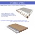 Continental Sleep 4-Inch Low Profile Split Wood Traditional Boxspring Foundation Queen Beige