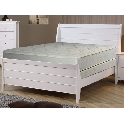 Continental Sleep 9-inch Gentle Firm Tight top Innerspring Fully Assembled 4 Low Profile Split Wood Box Spring Foundation for Mattress Set Full Size Beige