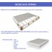 Continental Sleep Fully Assembled Low Profile Metal Traditional Box Spring Foundation For Mattress Set Twin Beige