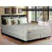 Continental Sleep Gentle Firm Tight top Innerspring Mattress And 8 Metal Box Spring Foundation Set with Frame King