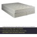 Continental Sleep Gentle Firm Tight top Innerspring Mattress And 8 Metal Box Spring Foundation Set with Frame King