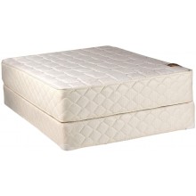 Dream Sleep Grandeur Deluxe Full Size 2-Sided Mattress and Low 5" Height Box Spring Set with Mattress Cover Protector Included Fully Assembled Orthopedic Innerspring Coil Longlasting