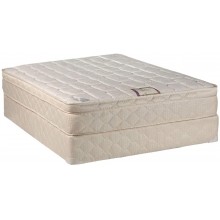 Dream Solutions USA Brand Gentle Firm Pillowtop Eurotop Twin XL 39"x80"x10" Fully Assembled Mattress and Box Spring Set Good for Your Back Orthopedic and Long Lasting