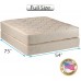 Dreamy Classic Full Size 54x75x9 Mattress and Box Spring Set Fully Assembled Orthopedic Good for Your Back by Dream Solutions USA