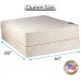DS Solutions USA Grandeur Deluxe Double-Sided Gentle Firm Queen Mattress and Box Spring Set with Bed Frame Included Orthopedic Type Spine Support Luxury Height Long Lasting Comfort