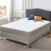 Greaton 14-Inch Firm Double Sided Tight top Innerspring Mattress & 4 Wood Box Spring Set with Frame King