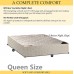 Greaton 14-Inch Firm Double sided Tight top Innerspring Mattress And 8 Metal Box Spring Foundation Set,Queen